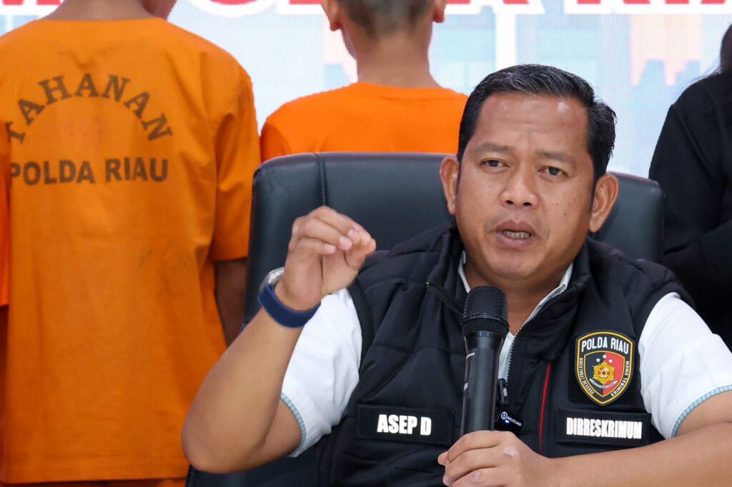 Direktur Reskrimum Polda Riau, Kombes Pol Asep Darmawan